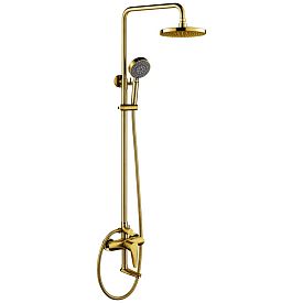 Система/душ ПСМ 303-8 смес+верх/душ+шланг+лейка GOLD Профсан PSM-303-8