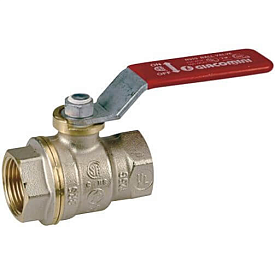 Кран шаровой Giacomini DADO R950V Ду 32 Ру35 11/4" латунный ни...