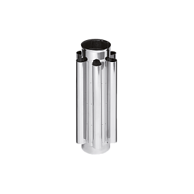 Ferrum HF (Т до 600&deg;C) Дымоход-конвектор (430/0,8мм) Ф150
