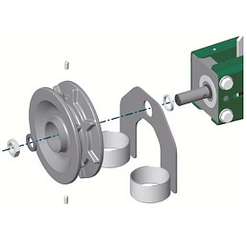 Штурвал под цепь для шиберной ножевой задвижки со штурвалом DN350-400