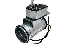 Регулирующая заслонка TECHNO TKD100-SC-03DN/24V круглая, d= 100мм...