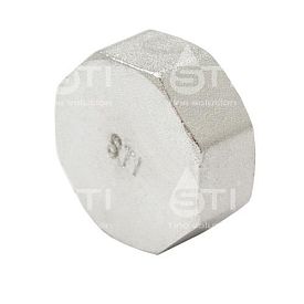 Заглушка 1 1/2" ВР никелир