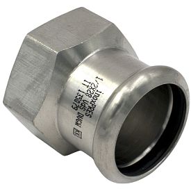 Муфта нерж AISI 316L Дн15х1/2" пресс/ВР Inoxpres RM 190102015
