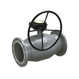 Кран шаровый регулирующий LD КШЦФР Regula Ду200/150 Ру25 стальной ф...