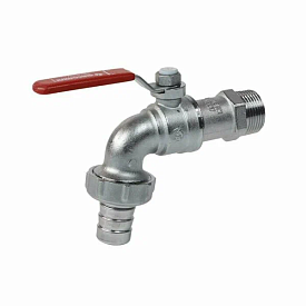 Кран шаровой водоразборный Giacomini R621 Ду 15 Ру10 1/2" лату...