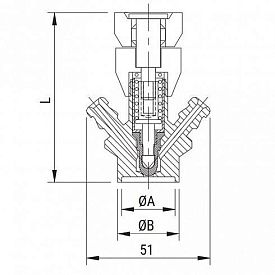 Пробоотборник_AISI 316L/EPDM_асептический ASME BPE 52941 DB_сварка DN 1/2"
