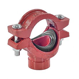 Отвод(седелка) п/муфту XGQT04G Ду65х50(Дн76х60) грувлок LEDE