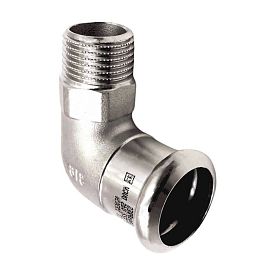 Угольник нерж AISI 316L Дн18х1/2"х90гр пресс/НР Inoxpres RM 197102018