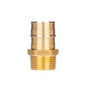 USYSTEMS штуцер с наружной резьбой латунный для труб PE-Xa 32-R1"НР, тип 1 '20Ф