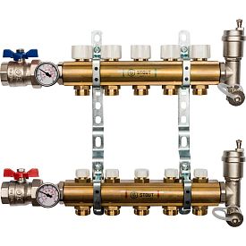 SMB 0468 000005 STOUT Распределительный коллектор из латуни без рас...