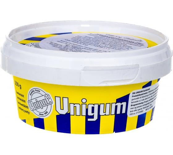 Замазка (мастика) 250гр банка Unipak Unigum 6500025